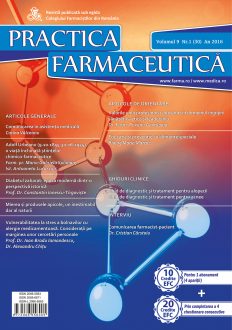 Revista Practica Farmaceutica, Vol. 9, Nr. 1 (30), 2016
