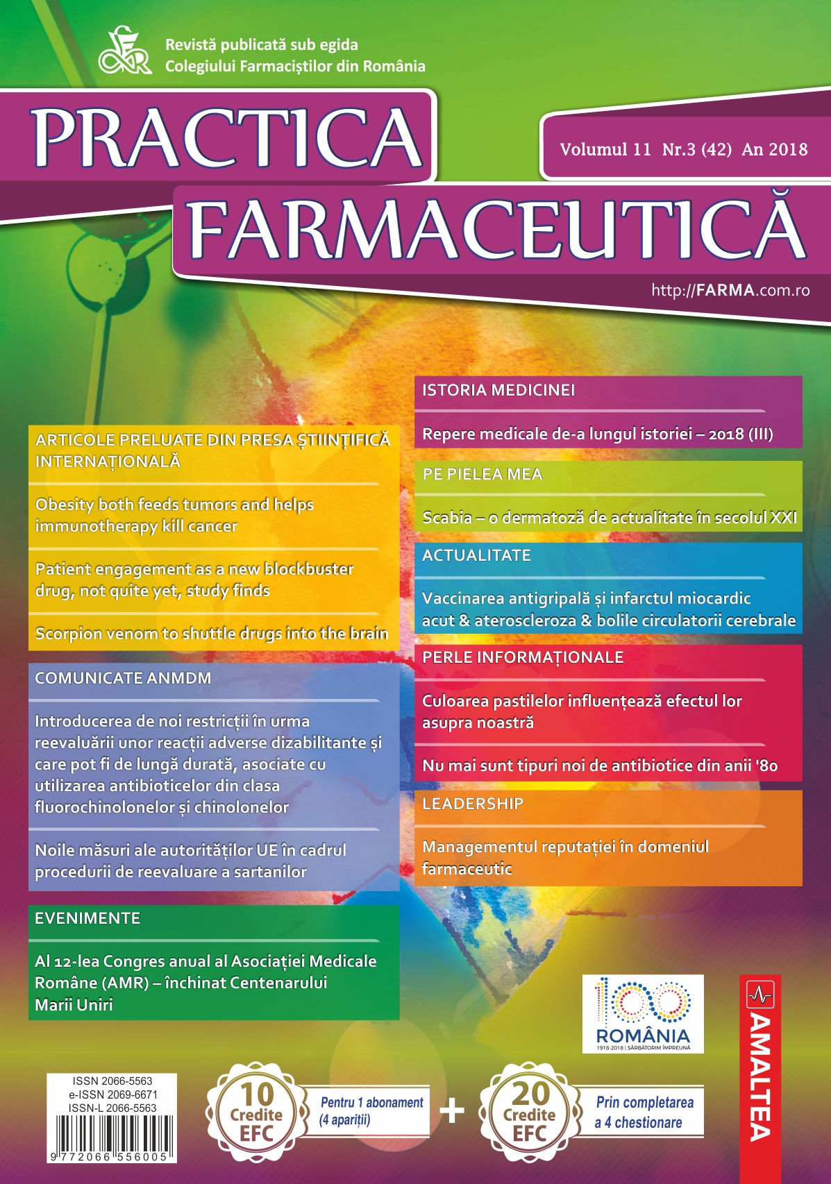 Revista Practica Farmaceutica, Vol. XI, No. 3 (42), 2018
