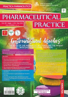Romanian Journal of Pharmaceutical Practice | Vol. XIV, Suppl. (55), 2021