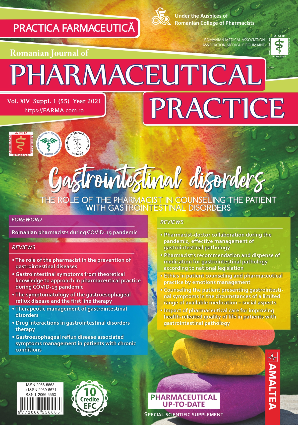 Romanian Journal of Pharmaceutical Practice - Practica Farmaceutica, Vol. XIV, Suppl. (55), 2021