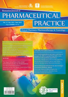 Romanian Journal of Pharmaceutical Practice | Vol. 15, No. 2 (61), 2022