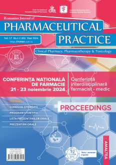 Romanian Journal of Pharmaceutical Practice | Vol. 17, No. 3-4 (66), 2024